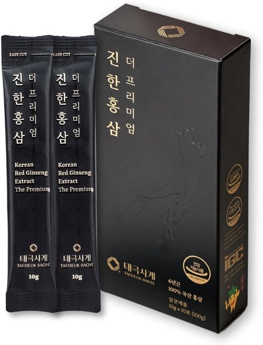 Deep Red Ginseng Premium – Health & Vitality Pack 10 Packets (1 Set)