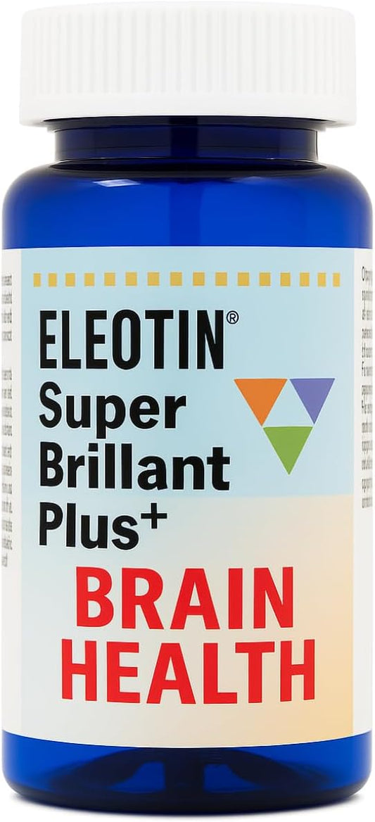 Eleotin Super Brillant Plus | Herbal Supplement for Brain Health & Cognitive Function | Supports Mental Clarity, Focus & Memory | Health Canada Approved | All Natural