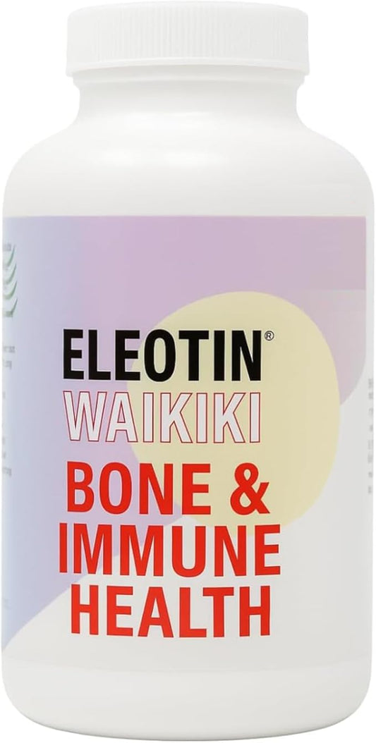 Eleotin Waikiki | Vitamin D3 & Okinawa Coral Calcium | Bone, Teeth & Joint Health | | Cardiovascular & Immune Function | Magnesium & Trace Minerals | 120 Capsules