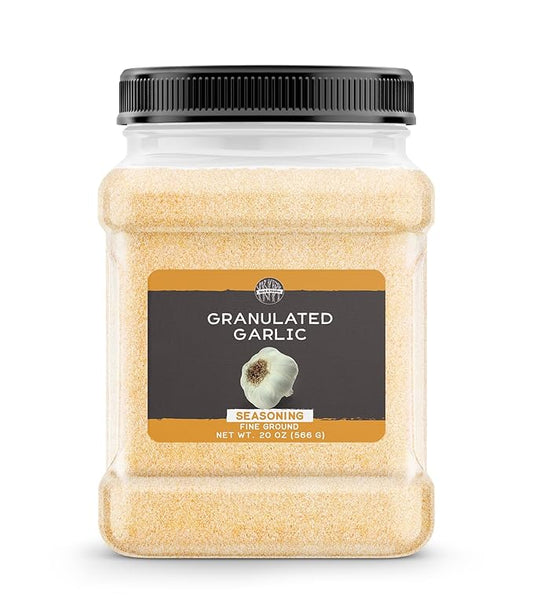 Birch & Meadow Granulated Garlic, 20 oz, Ground & Dried Garlic Cloves, Versatile & Flavorful